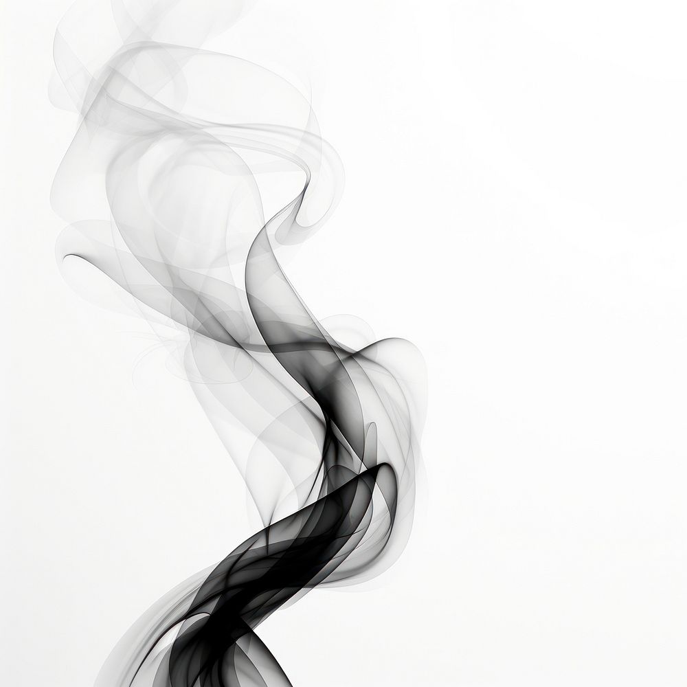 Abstract smoke of ant backgrounds shape black.