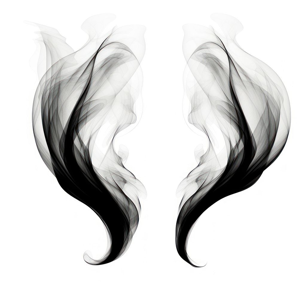 Smoke abstract white black.