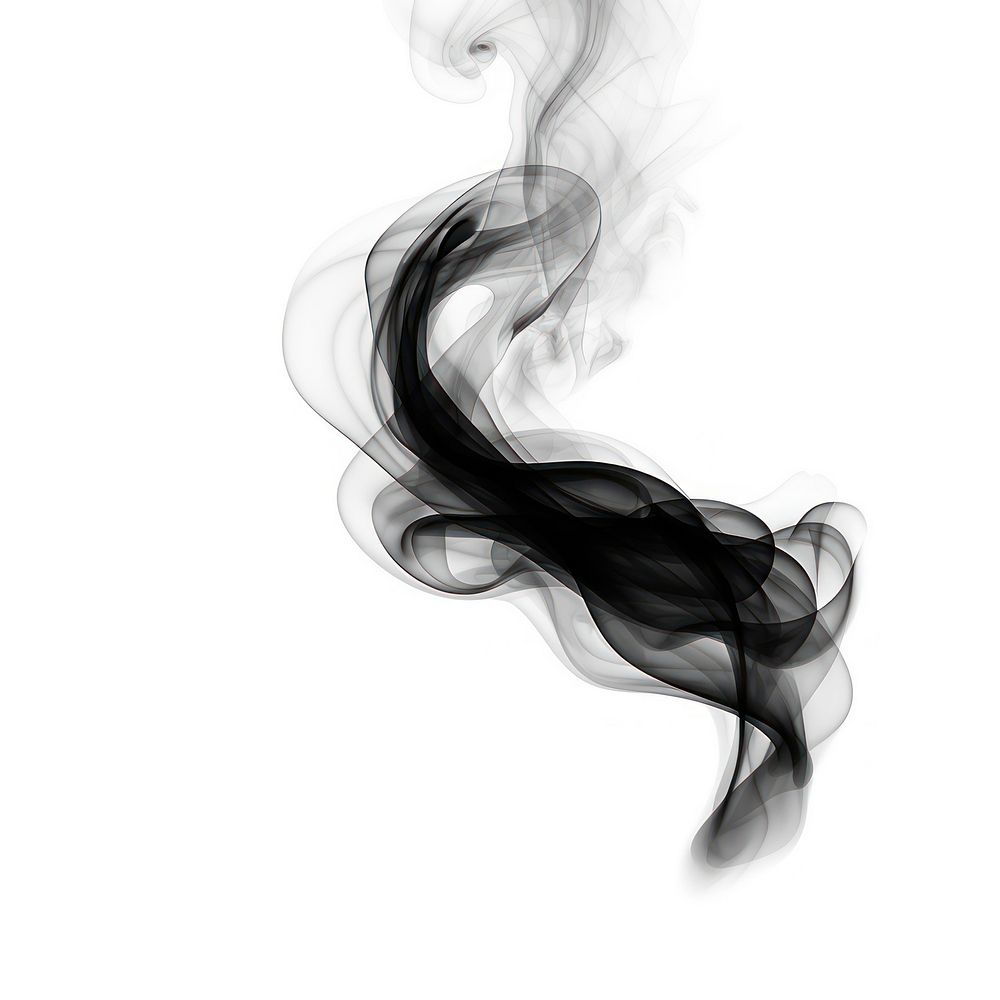 Abstract smoke of burning backgrounds black white.