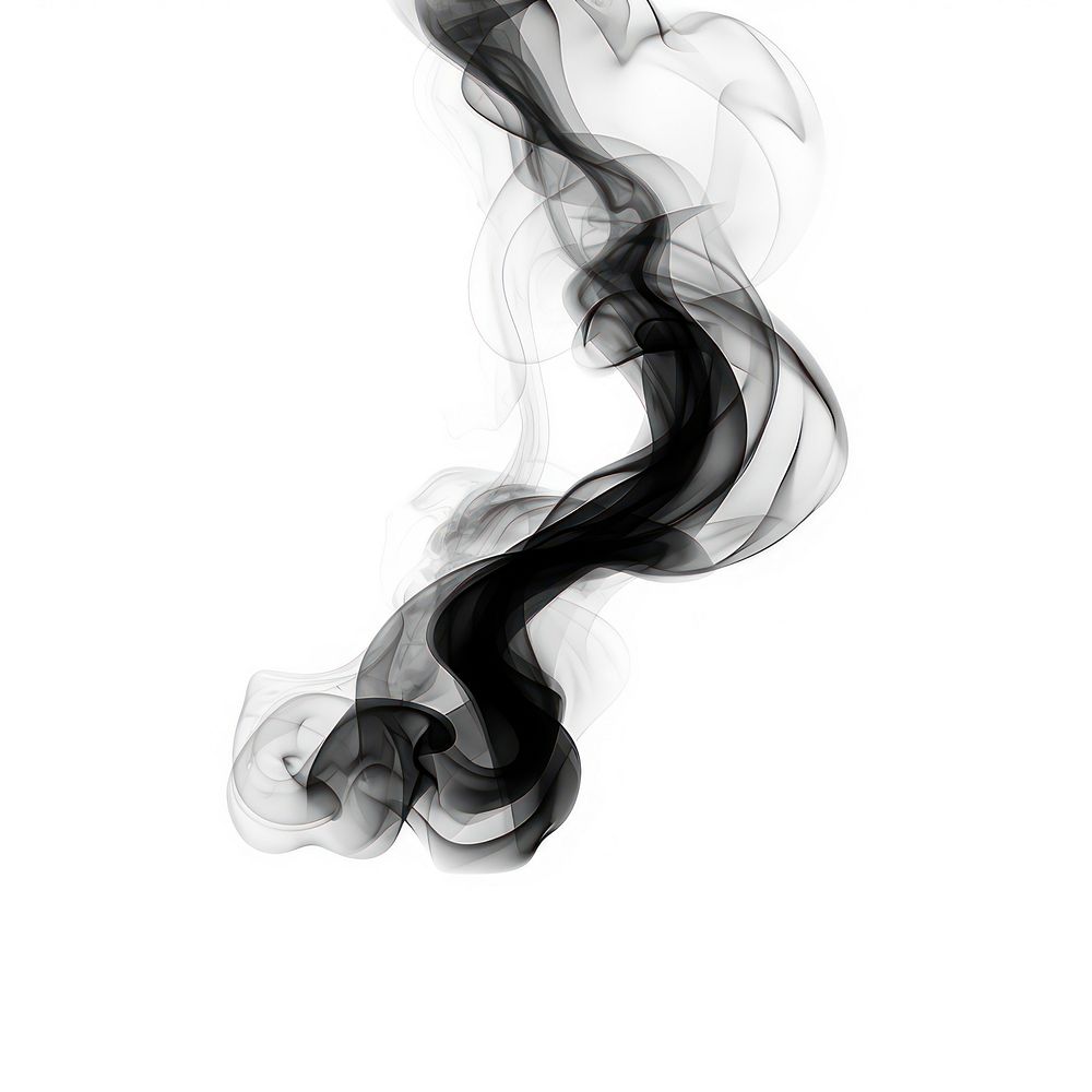 Abstract smoke of burning backgrounds black white.