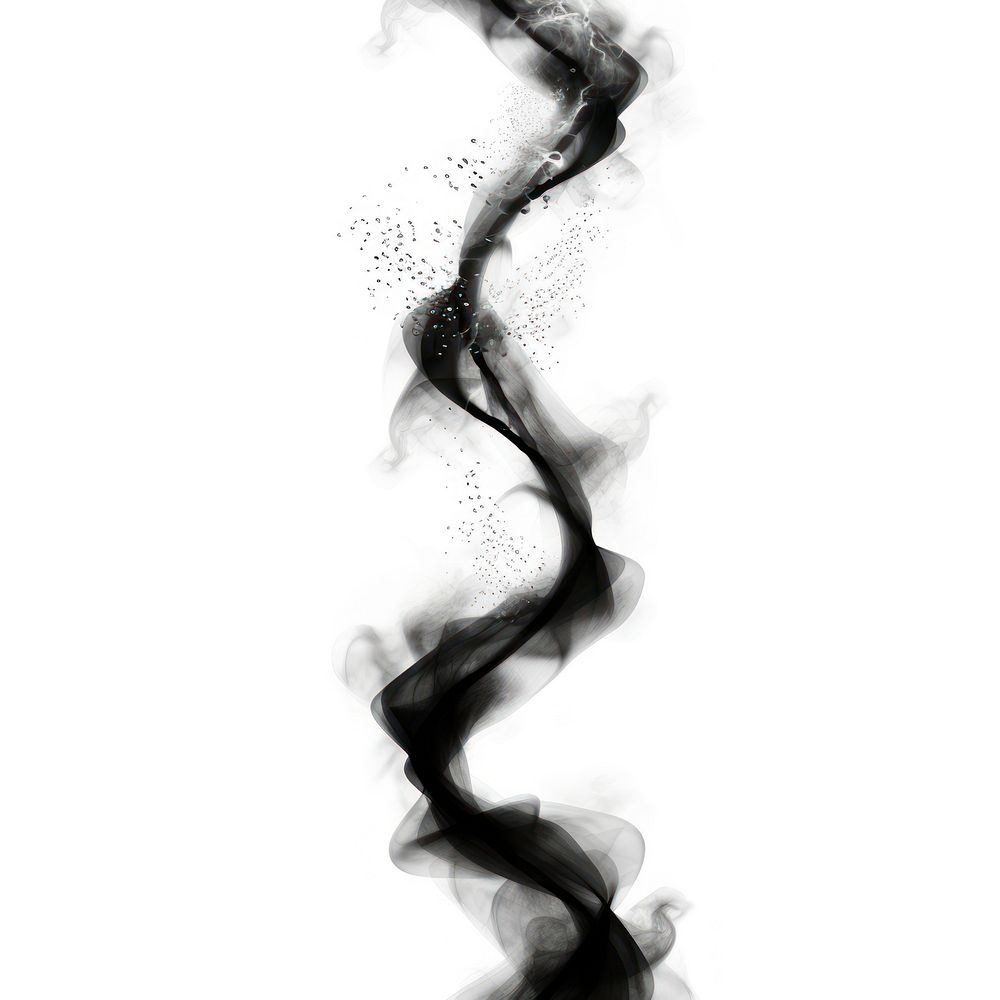 Abstract smoke of DNA backgrounds black white.