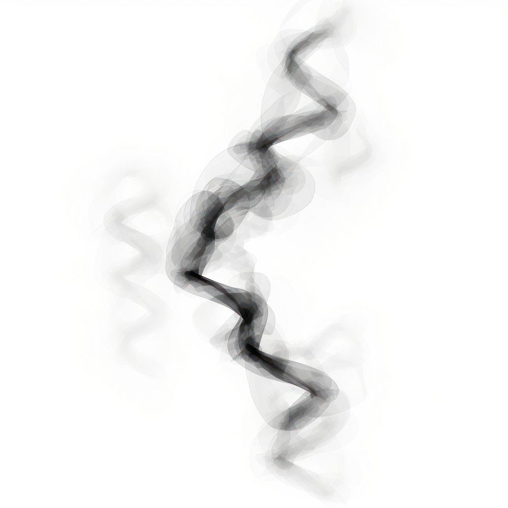 Abstract smoke of DNA backgrounds white black.