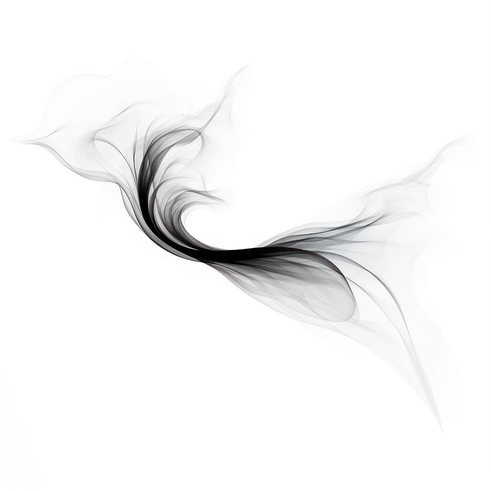 Abstract smoke of dove pattern white black.
