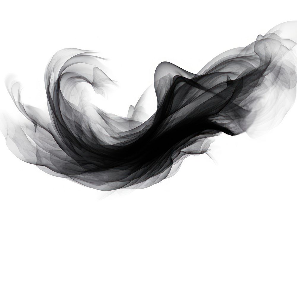 Abstract black white smoke.