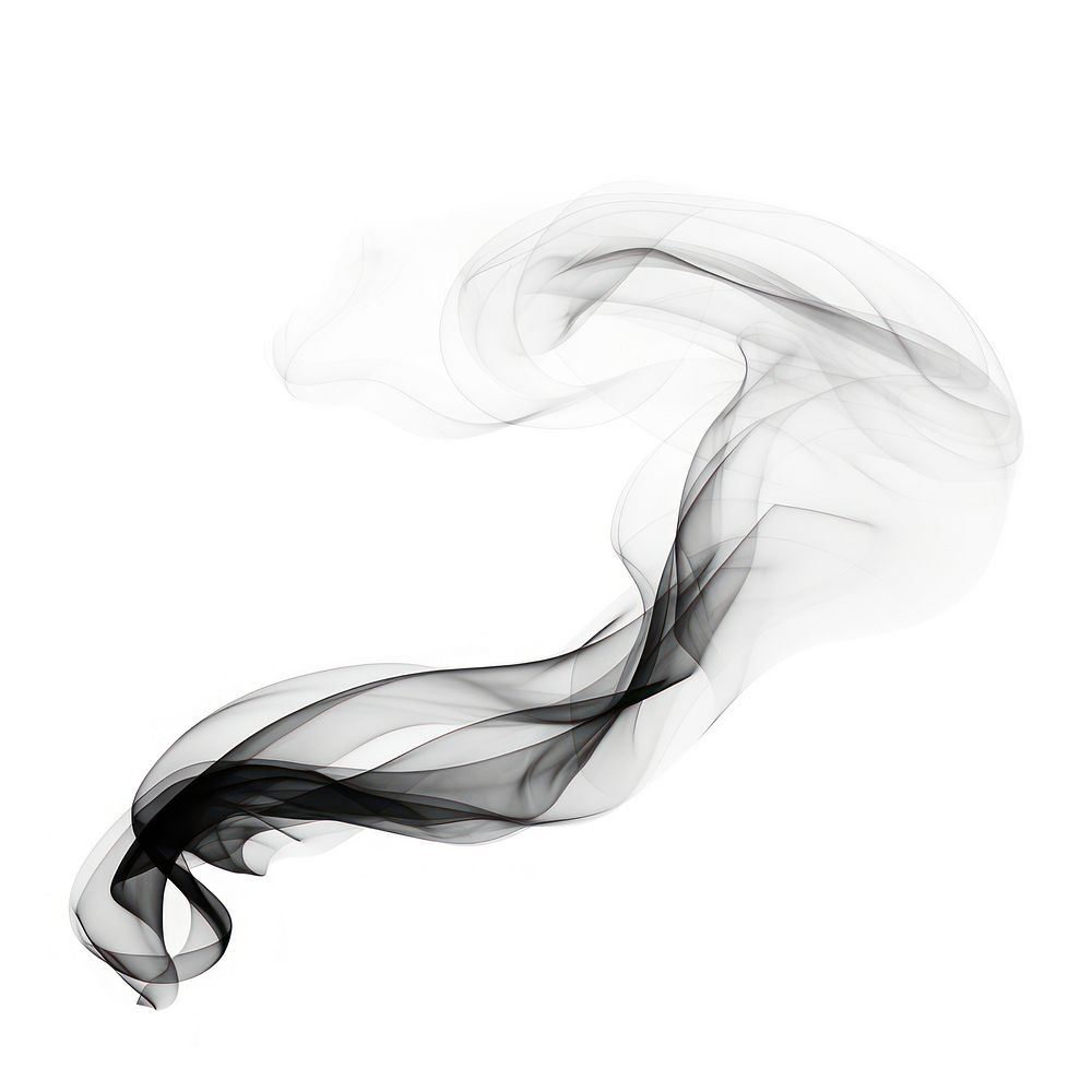 Abstract smoke of eucalyptus white black white background.