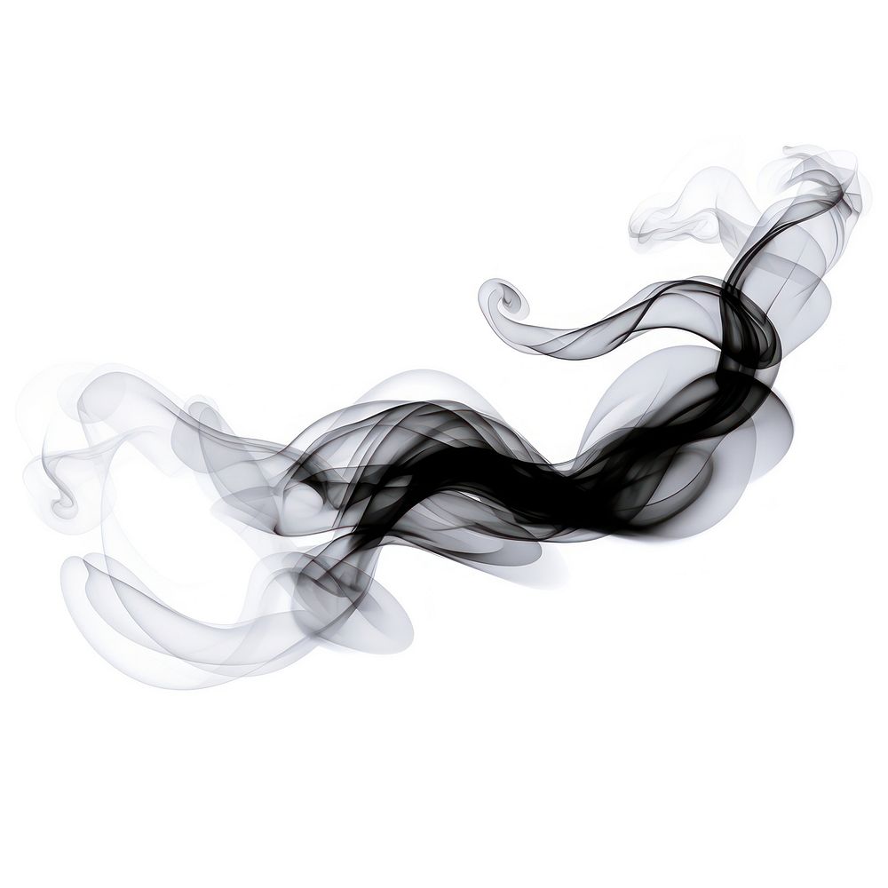 Abstract smoke of fabirc black white background creativity.