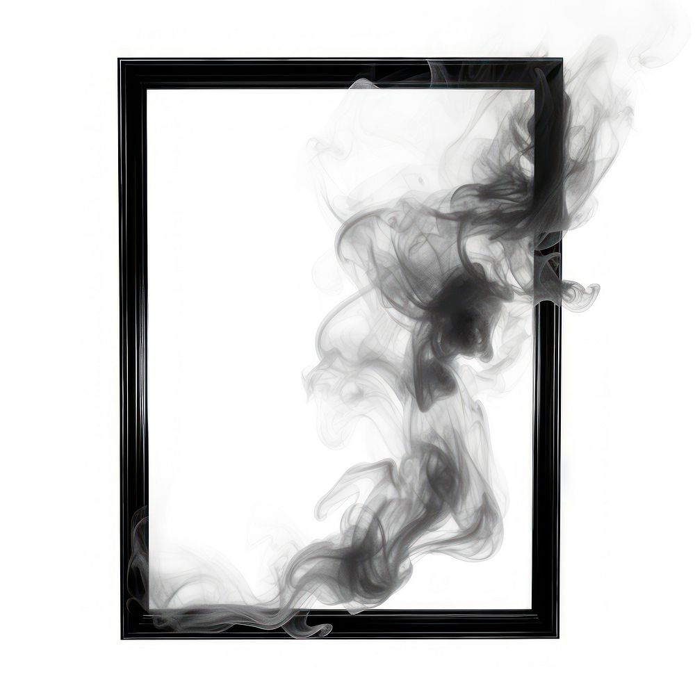 Smoke abstract window white.