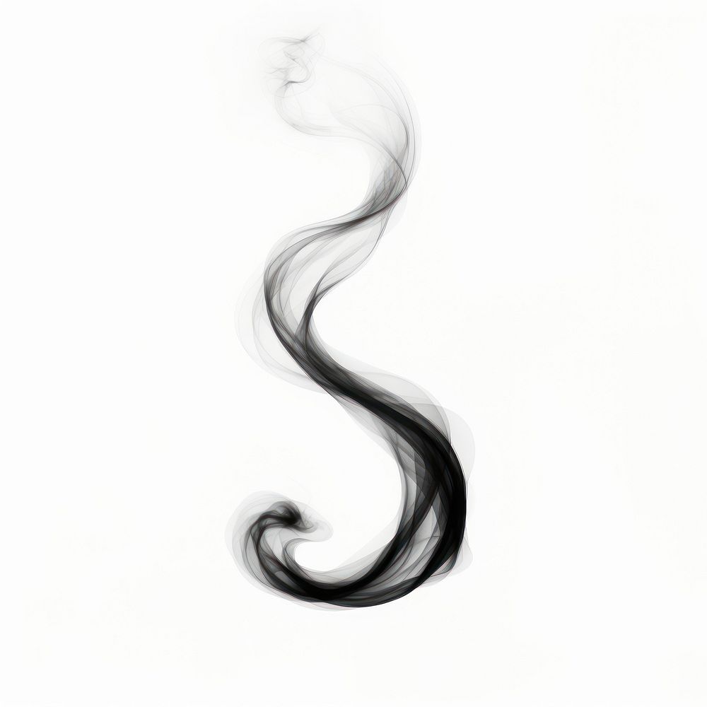Abstract smoke of infinity white black white background.