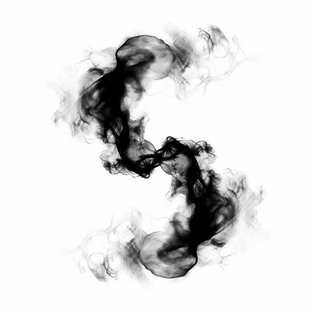Abstract smoke of infinity backgrounds black white background.