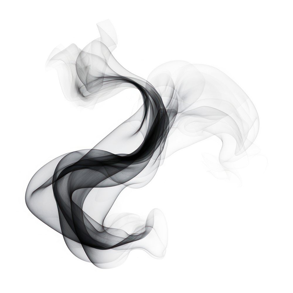 Abstract smoke of insect backgrounds shape black.