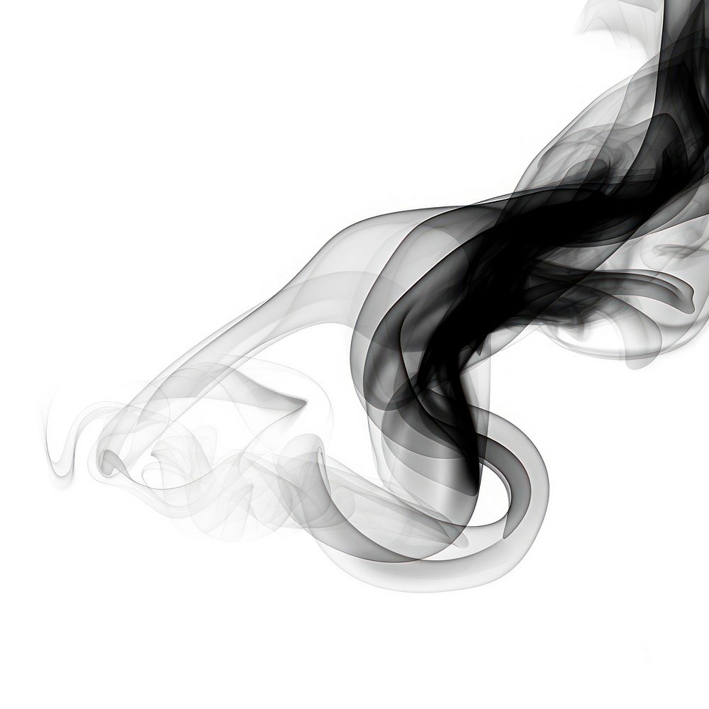 Abstract smoke of oak backgrounds black white.