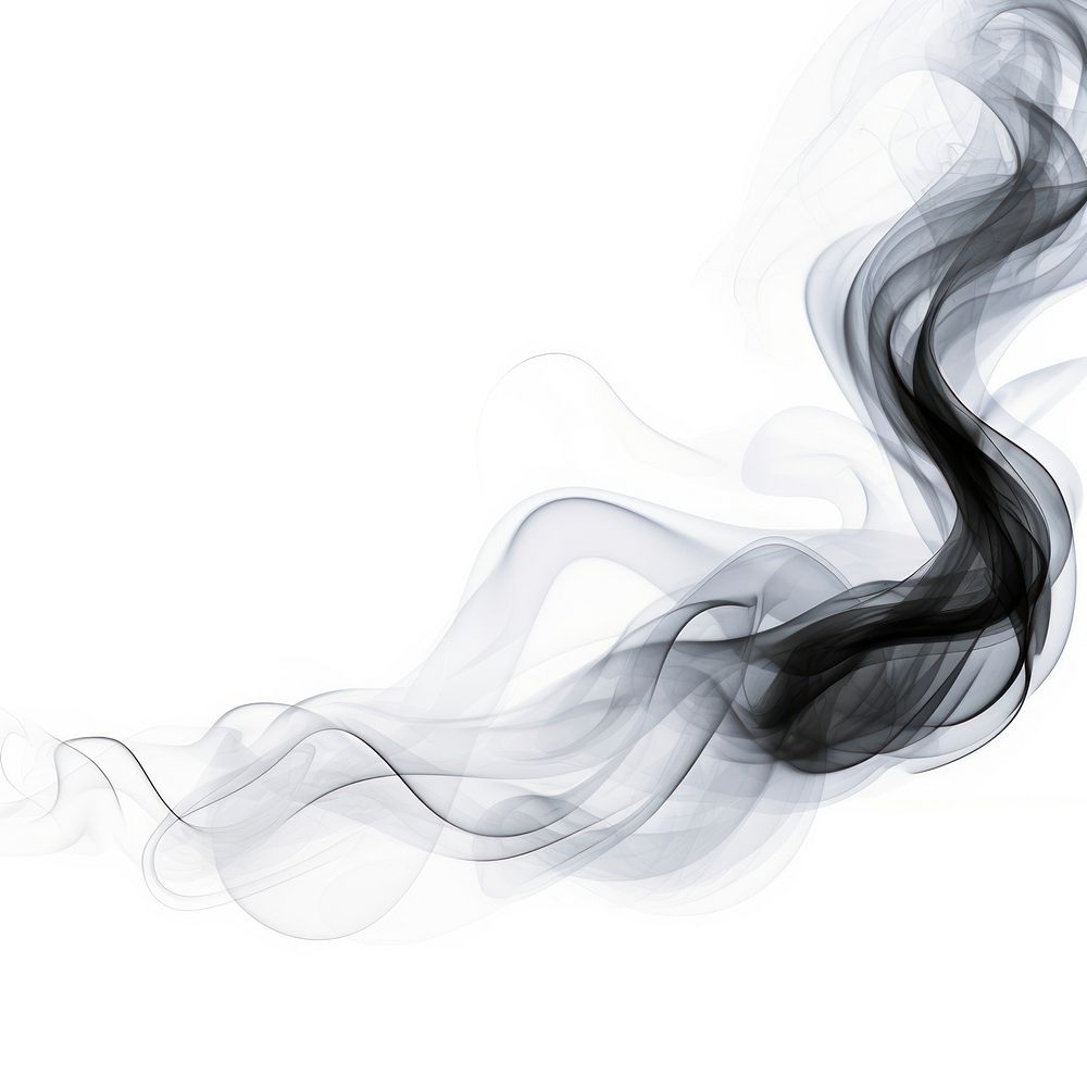 Abstract smoke of oak backgrounds black white background.