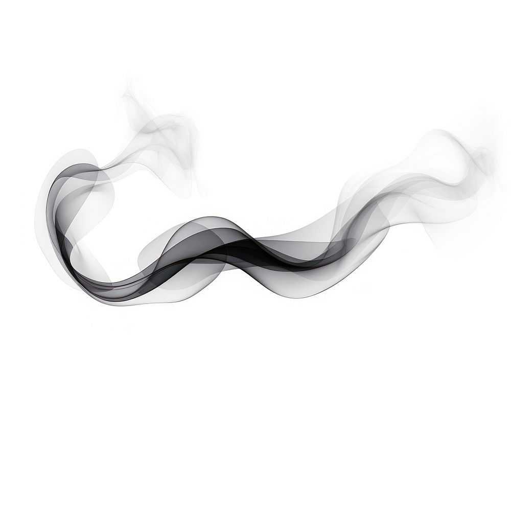 Abstract smoke of oak white black white background.