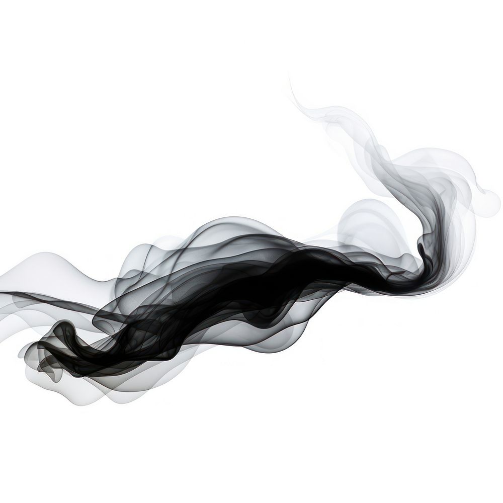 Abstract smoke of saturn black white background monochrome.