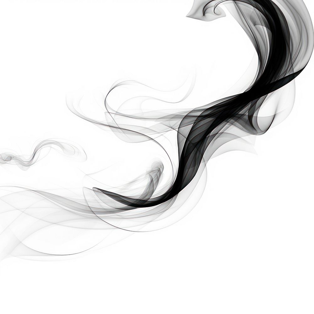 Abstract smoke of spiral backgrounds shape white.