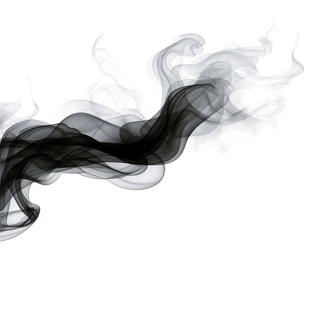 Abstract smoke of peppermint backgrounds black white background.