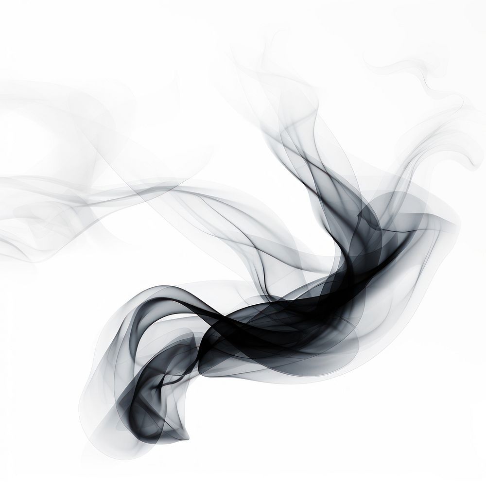 Abstract smoke of peppermint backgrounds black white.