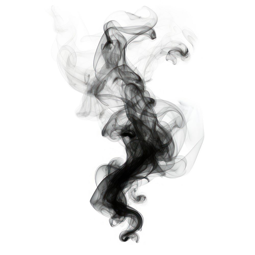 Abstract smoke of question mark backgrounds black white.