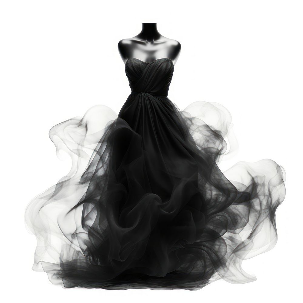 Mannequin fashion dress black.