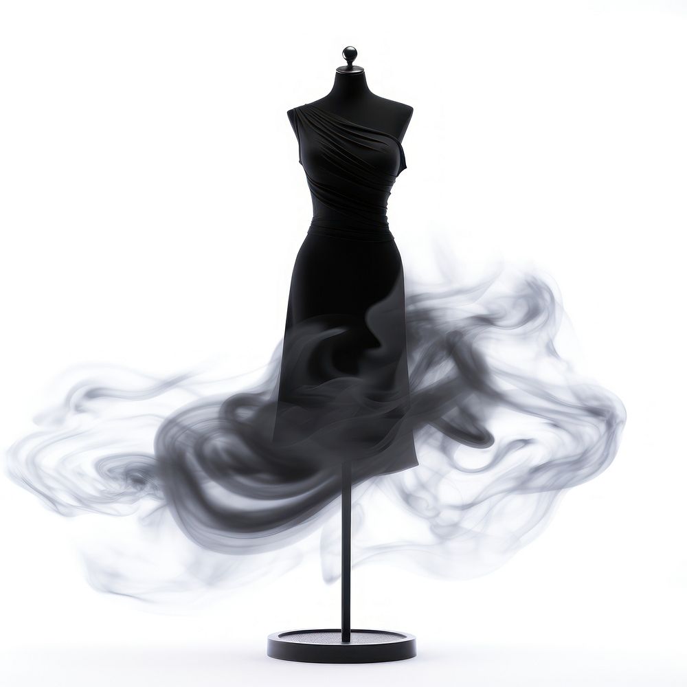 Mannequin smoke dress black.