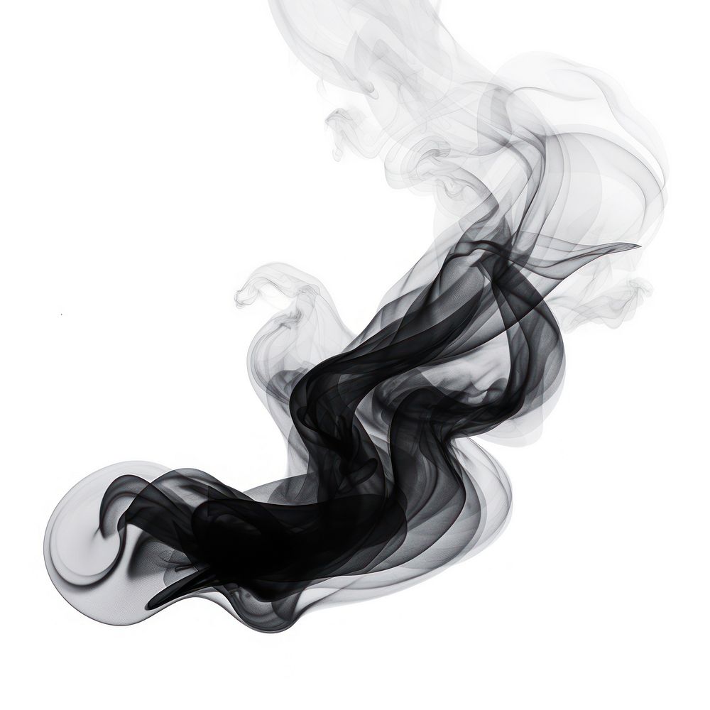 Abstract smoke of tornado black white background monochrome.