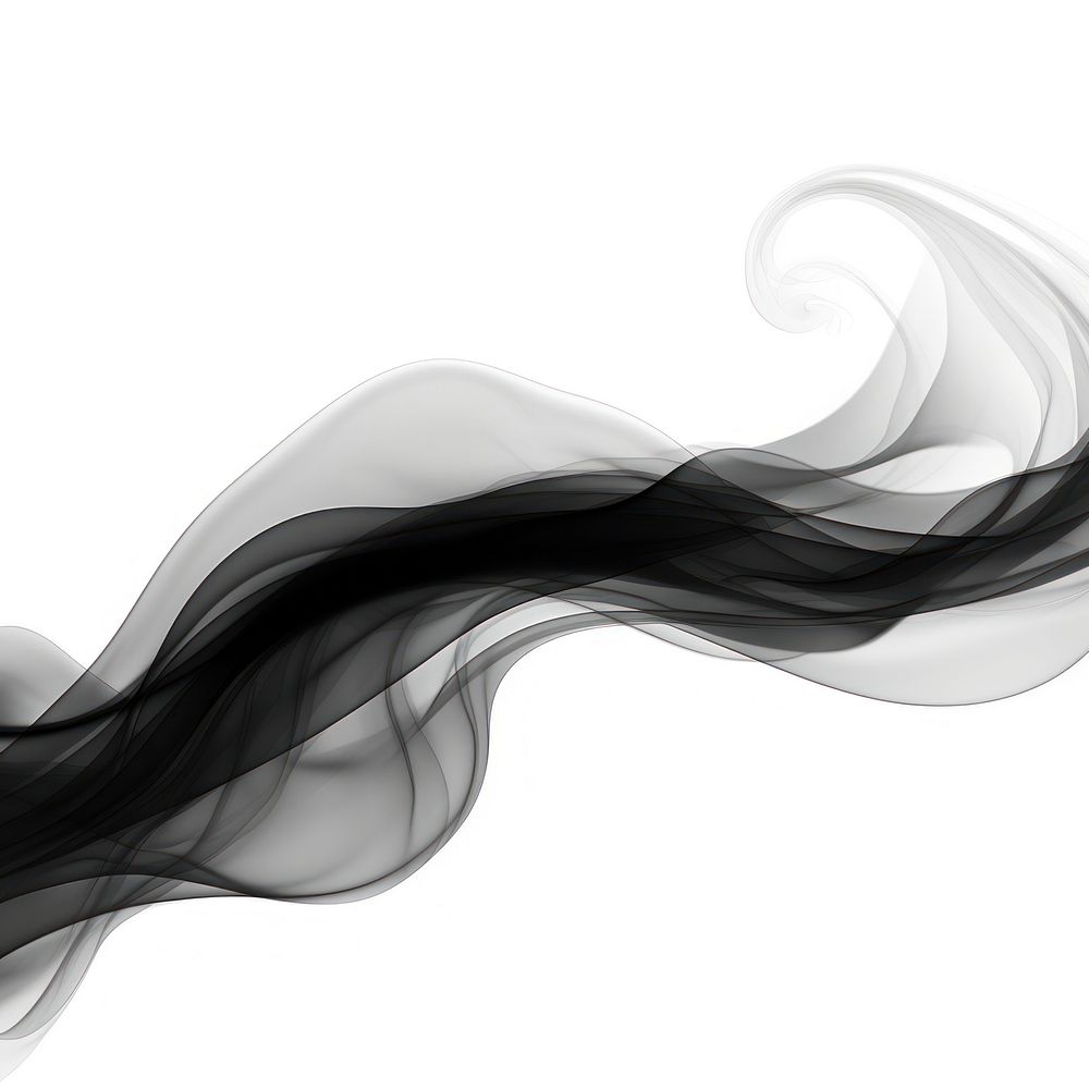Abstract smoke of twisted backgrounds black white.
