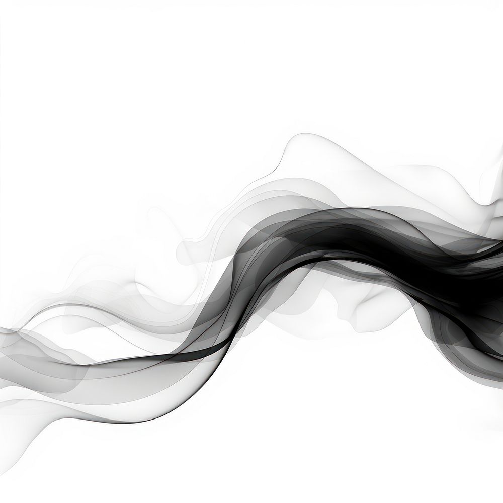 Abstract smoke of twisting backgrounds black white.