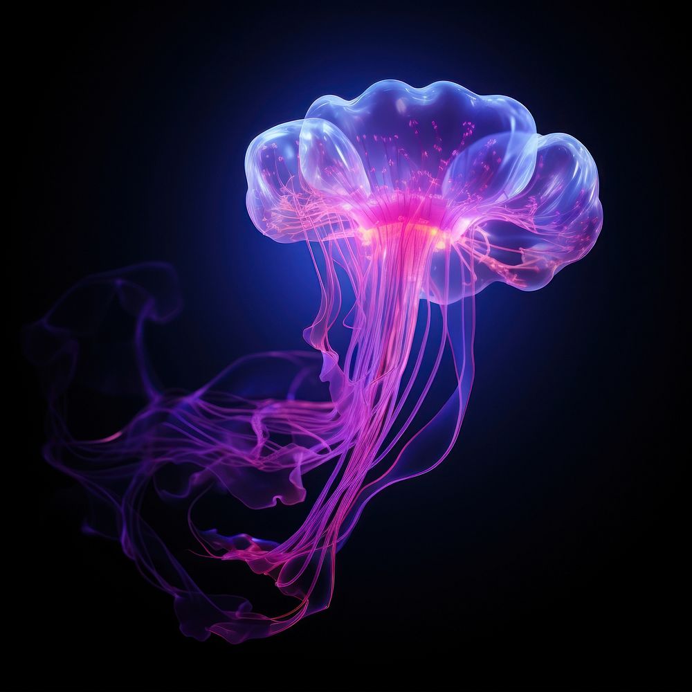 Abstract smoke of jelly jellyfish invertebrate translucent.