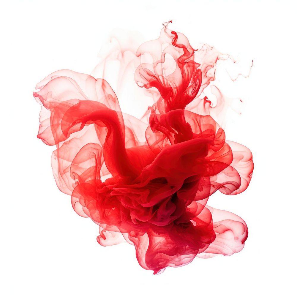 Abstract smoke of carnation backgrounds red white background.
