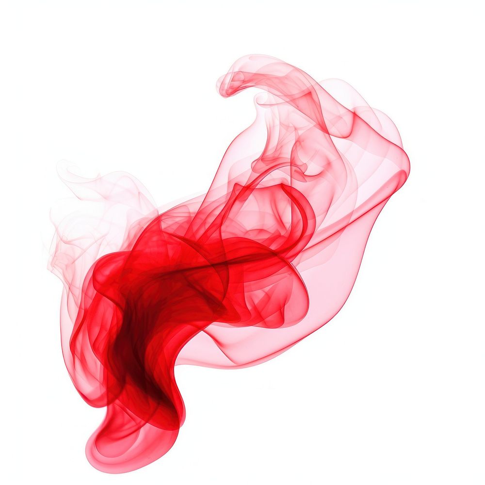 Smoke abstract red white background.
