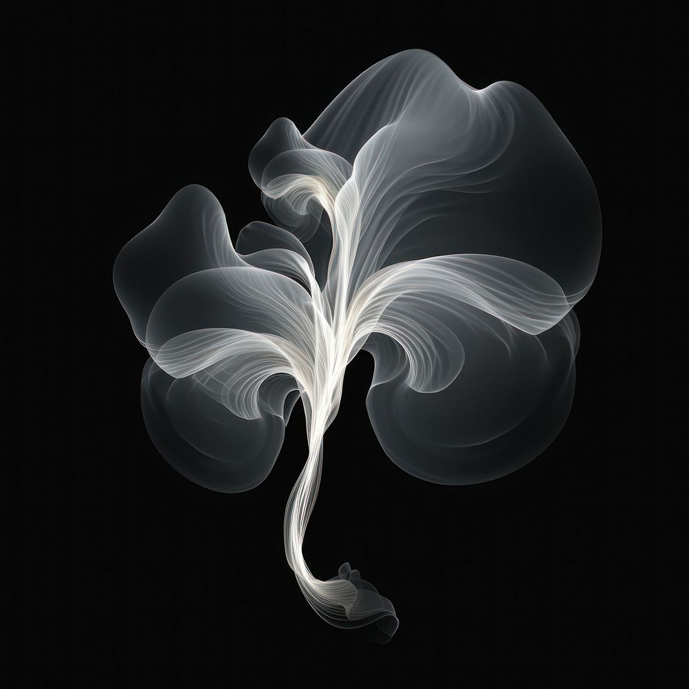 Abstract smoke of orchid pattern accessories chandelier.