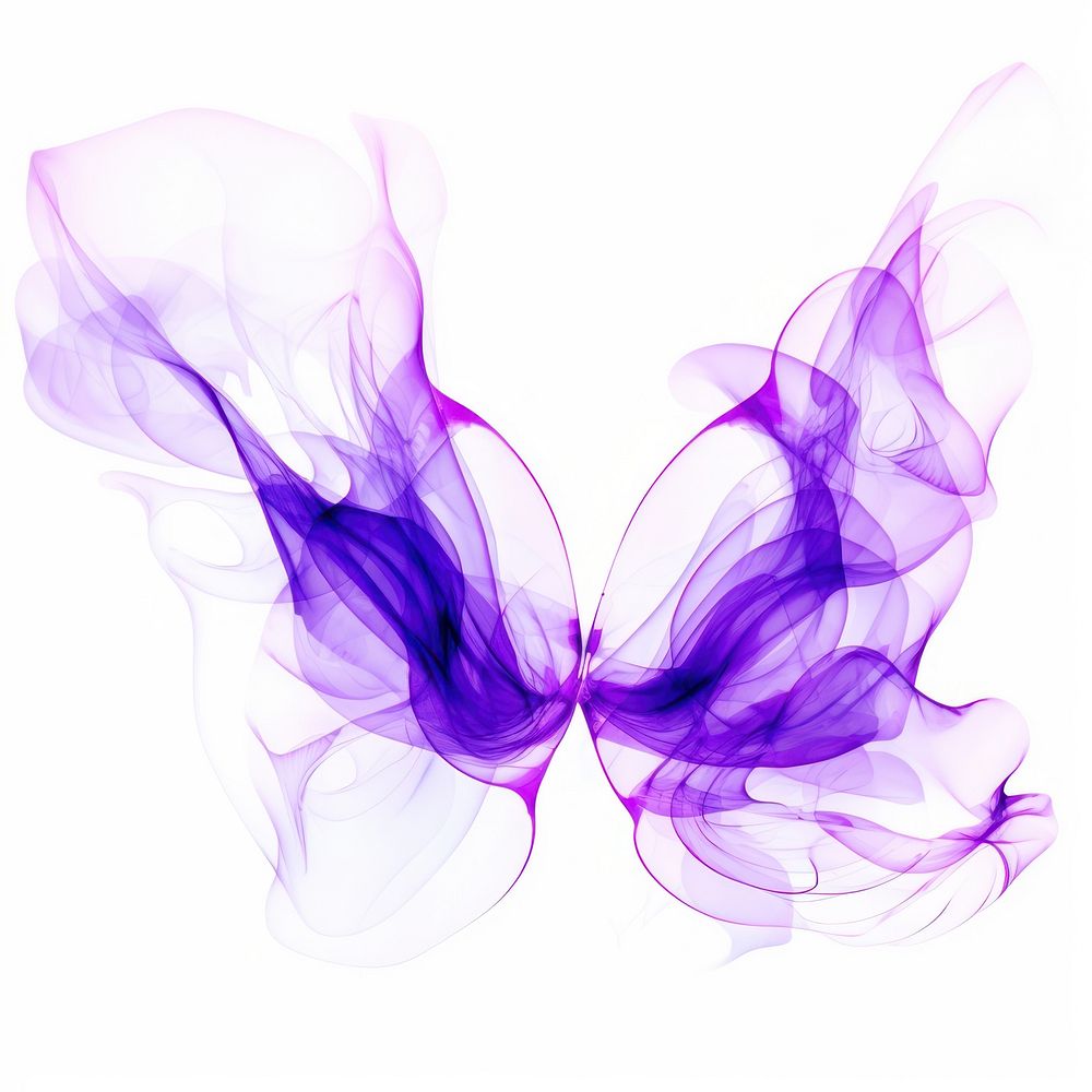 Abstract smoke of butterfly pattern purple violet.
