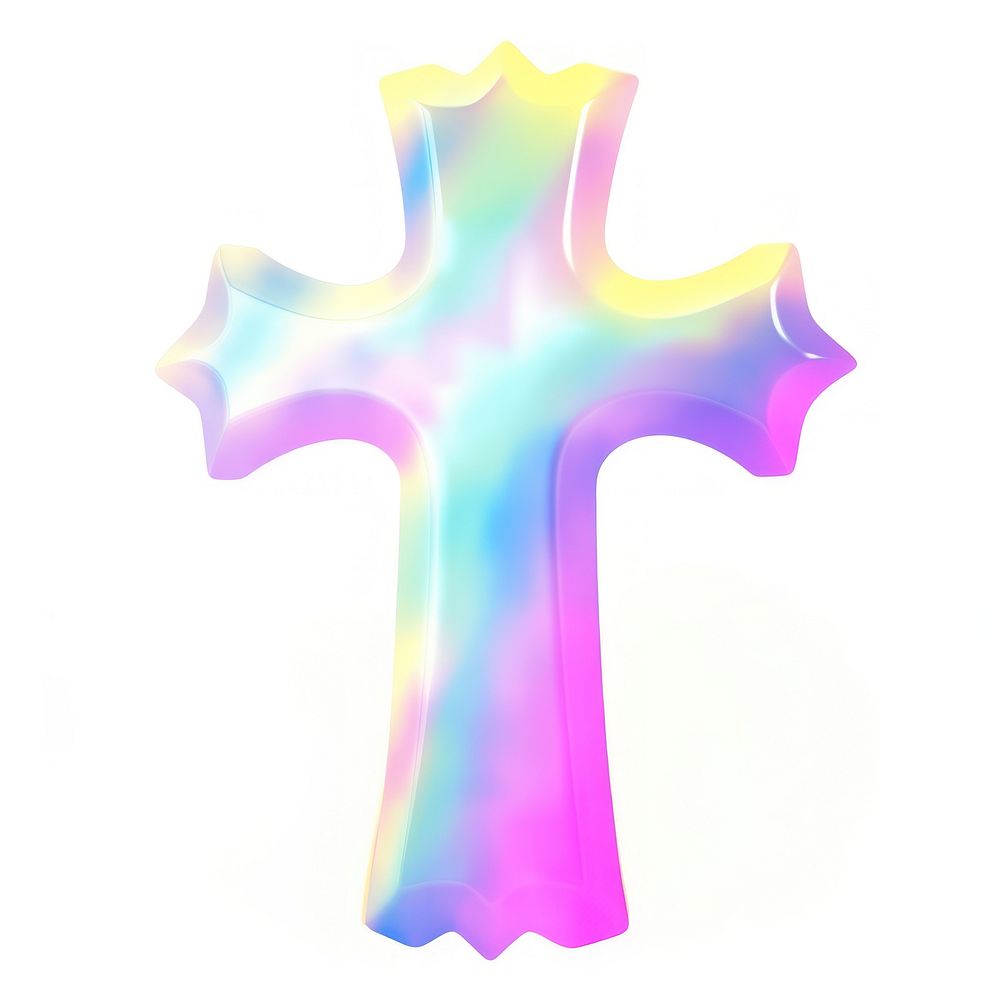 Christian cross symbol purple spirituality. | Premium Photo ...