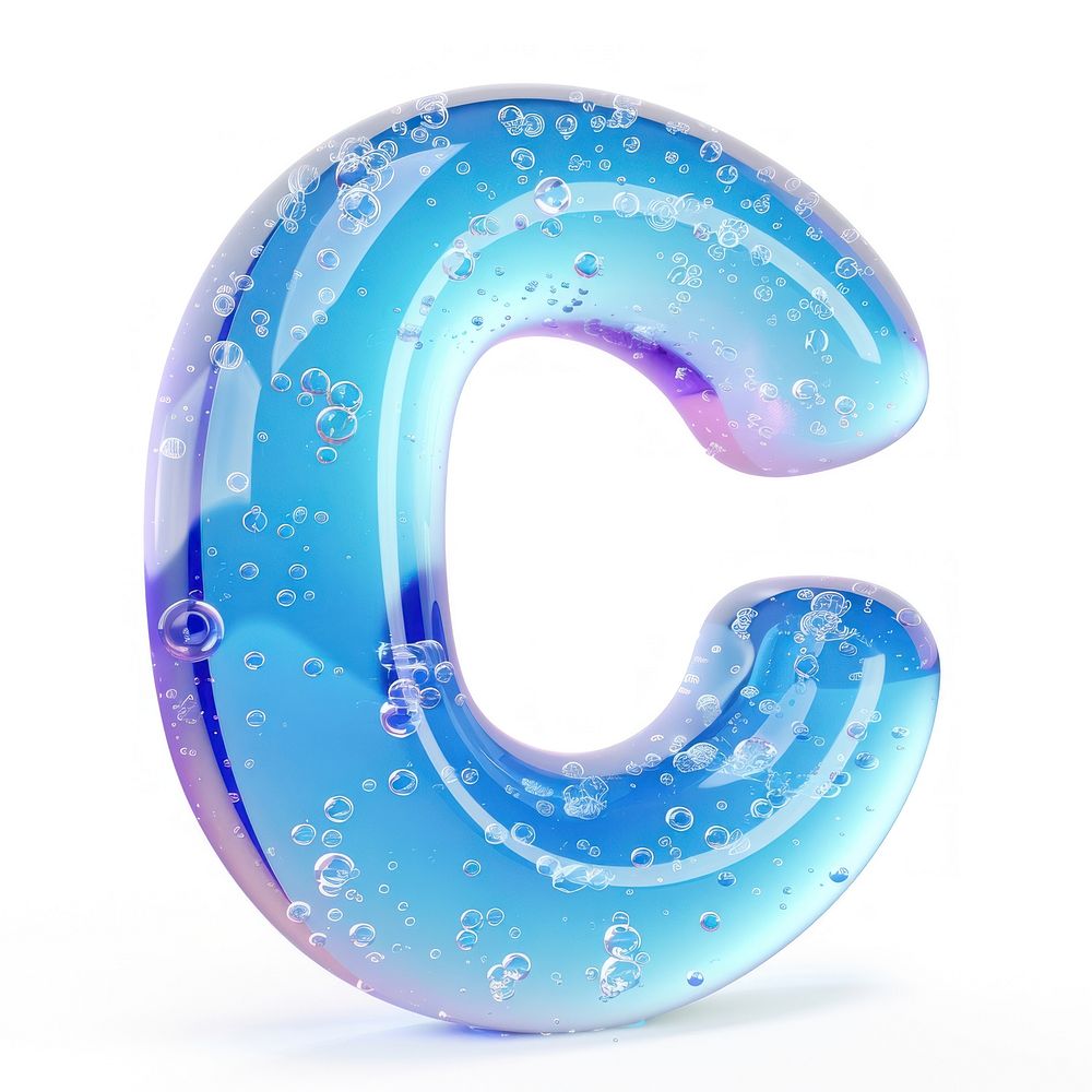 Letter C bubble symbol number.