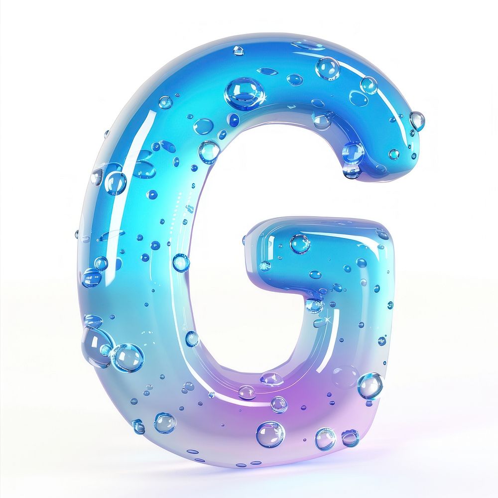 Letter G number bubble symbol.