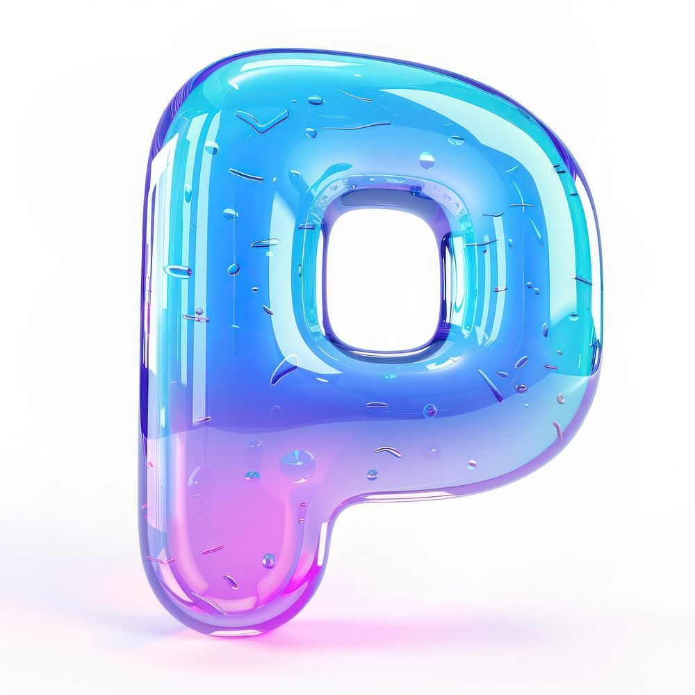 Letter P number bubble symbol.
