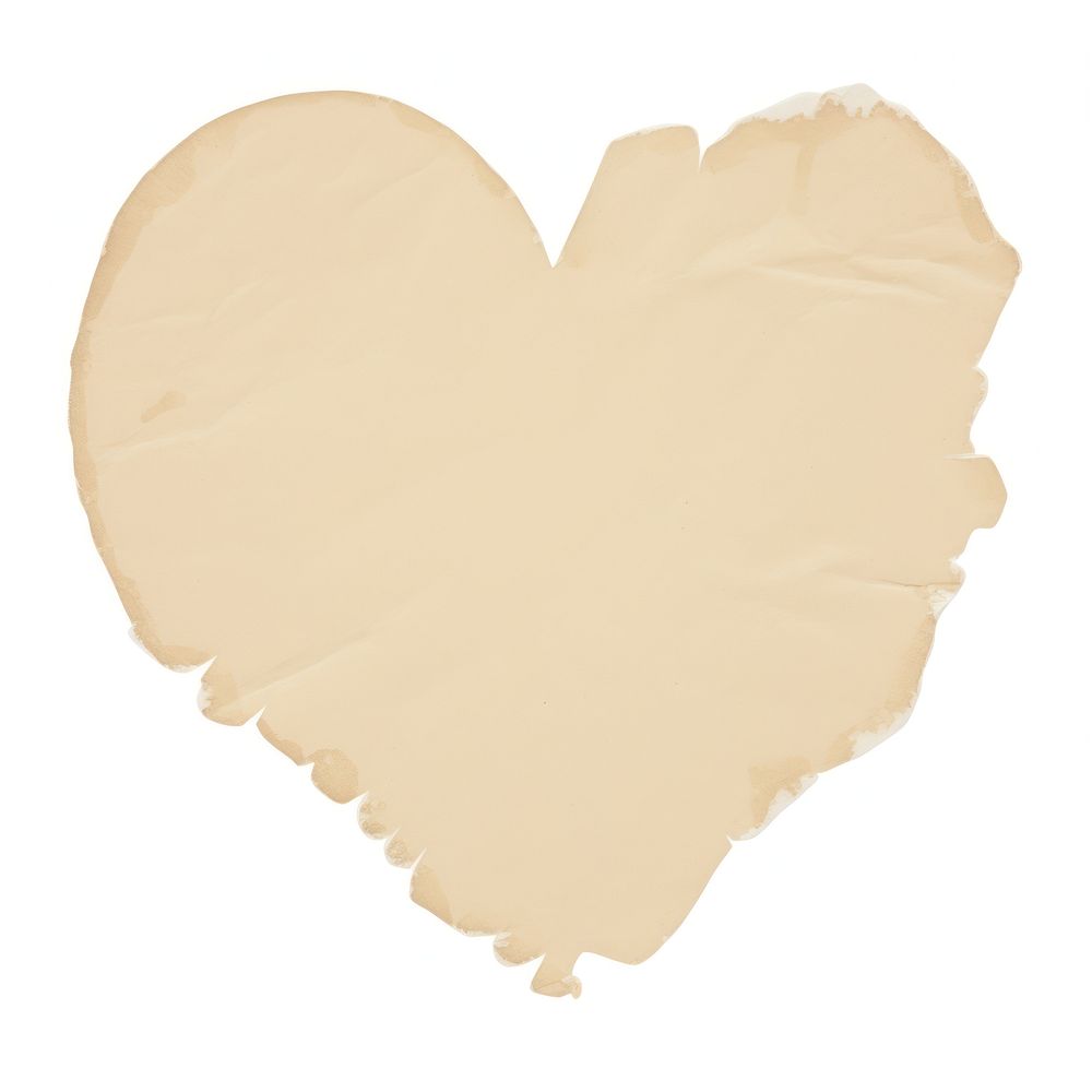 Heart ripped paper backgrounds petal white background.