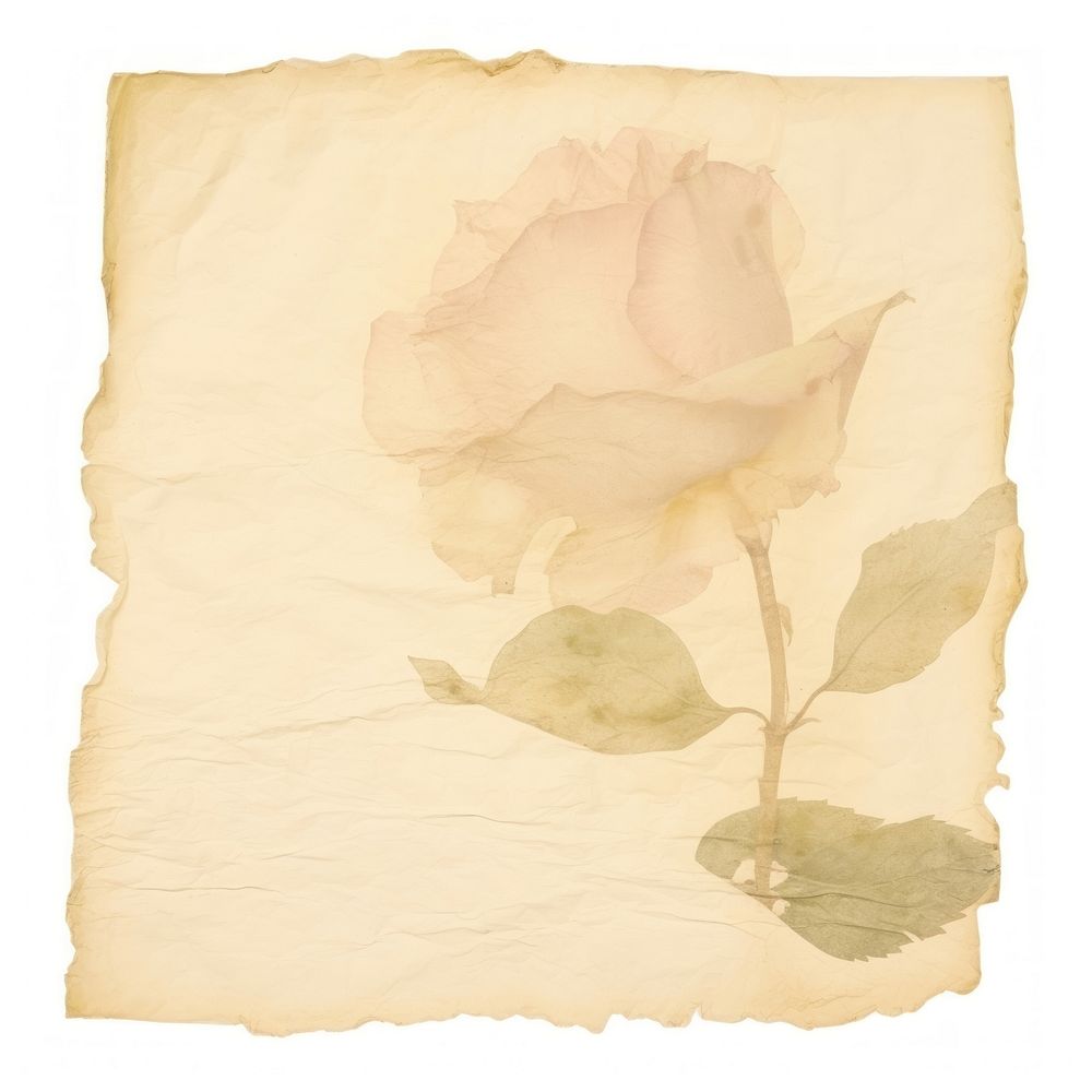 Plant ripped paper backgrounds flower rose.