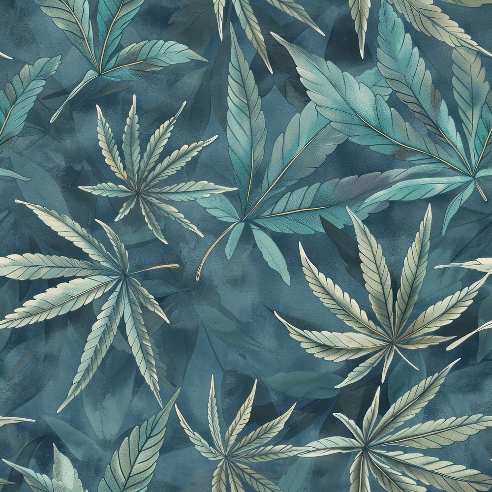 Cannabis leaf pattern texture backgrounds plant abstract.