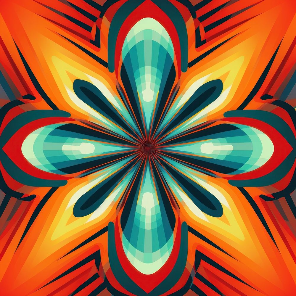 Abstract Graphic Element of music minimalistic symmetric psychedelic style art backgrounds graphics.