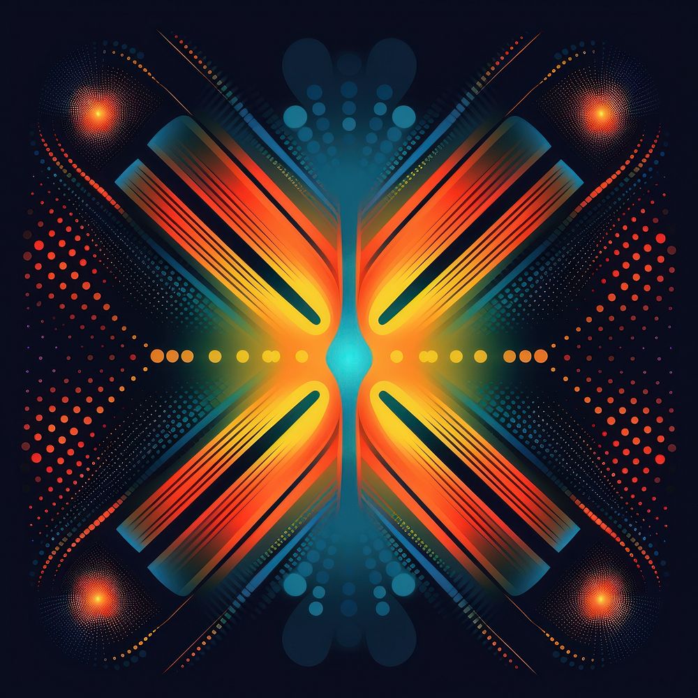 Abstract Graphic Element of music minimalistic symmetric psychedelic style backgrounds graphics pattern.