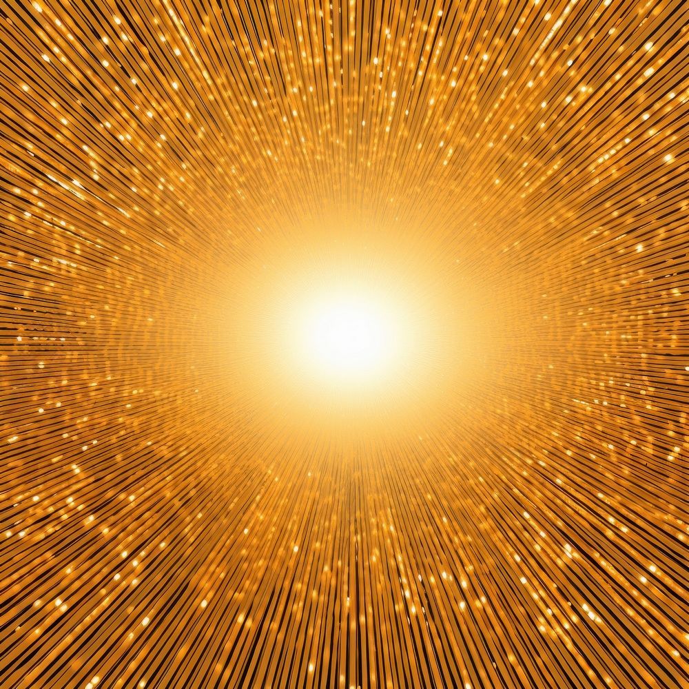 Abstract Graphic Element of sun minimalistic symmetric psychedelic style backgrounds sunlight gold.