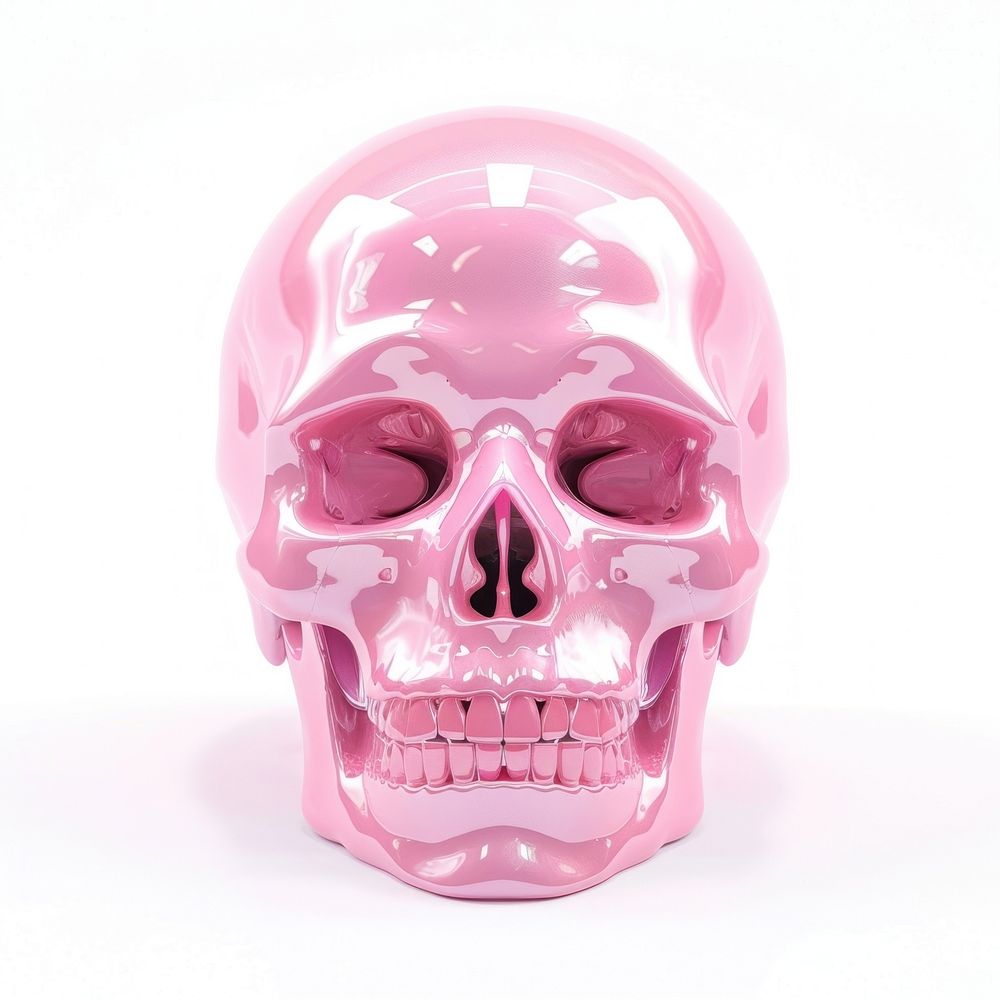 A human skull white background anatomy spooky.