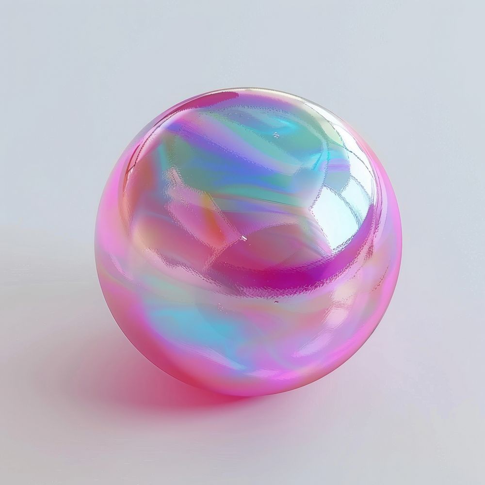 A sphere jewelry glass ball.