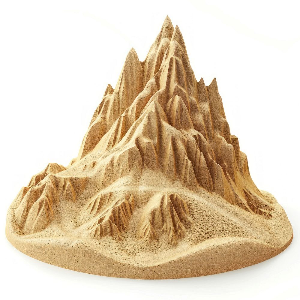 Sand Sculpture a mountain nature beach sand.