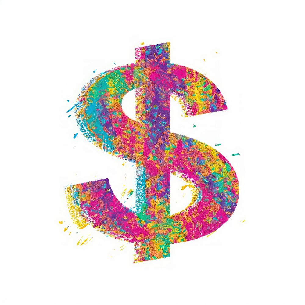 Money Risograph style backgrounds text white background.