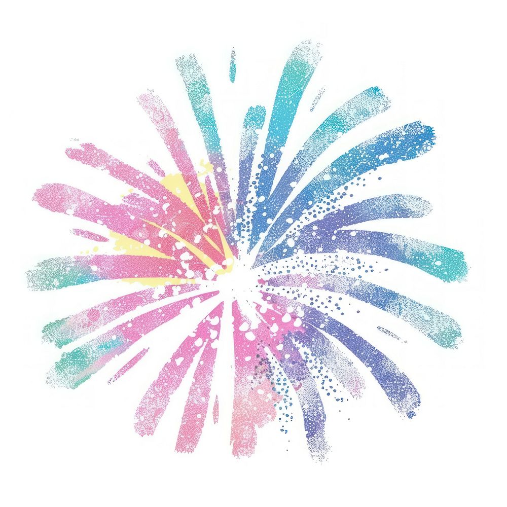 Fireworks Risograph style backgrounds paper white background.