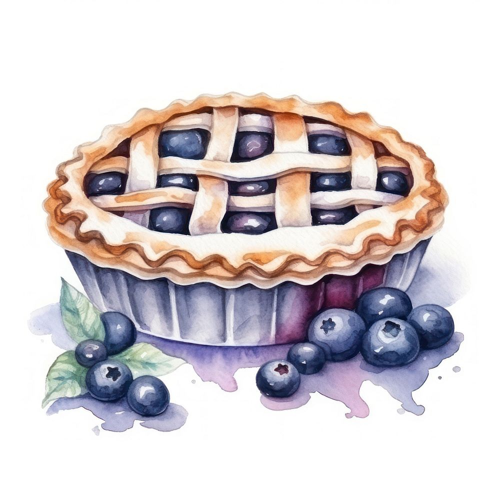 Blueberry pie frame dessert fruit food.