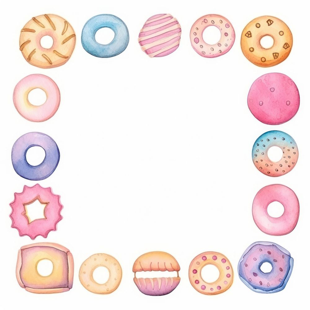 Cookies frame backgrounds food text.