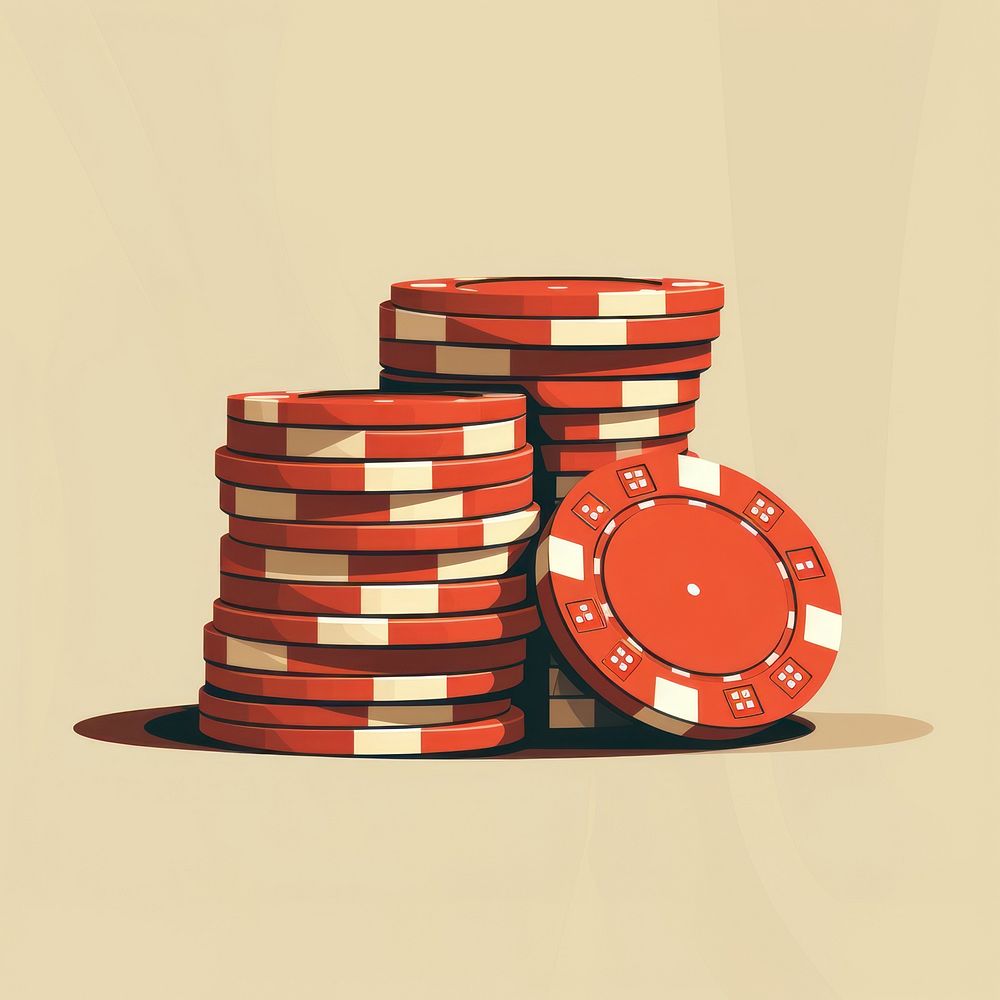 Poker casino chips gambling game opportunity.